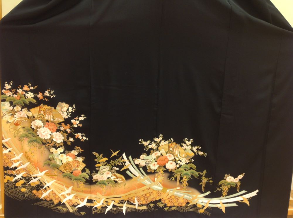 熨斗に飛鶴御所車