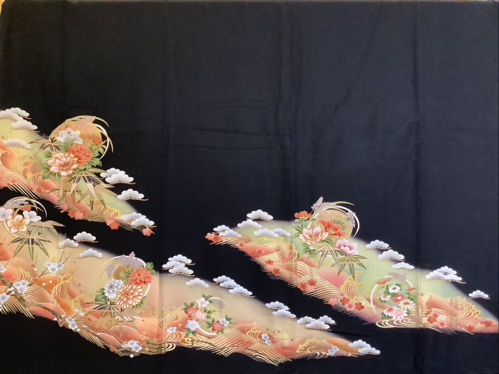 青海波に松竹梅